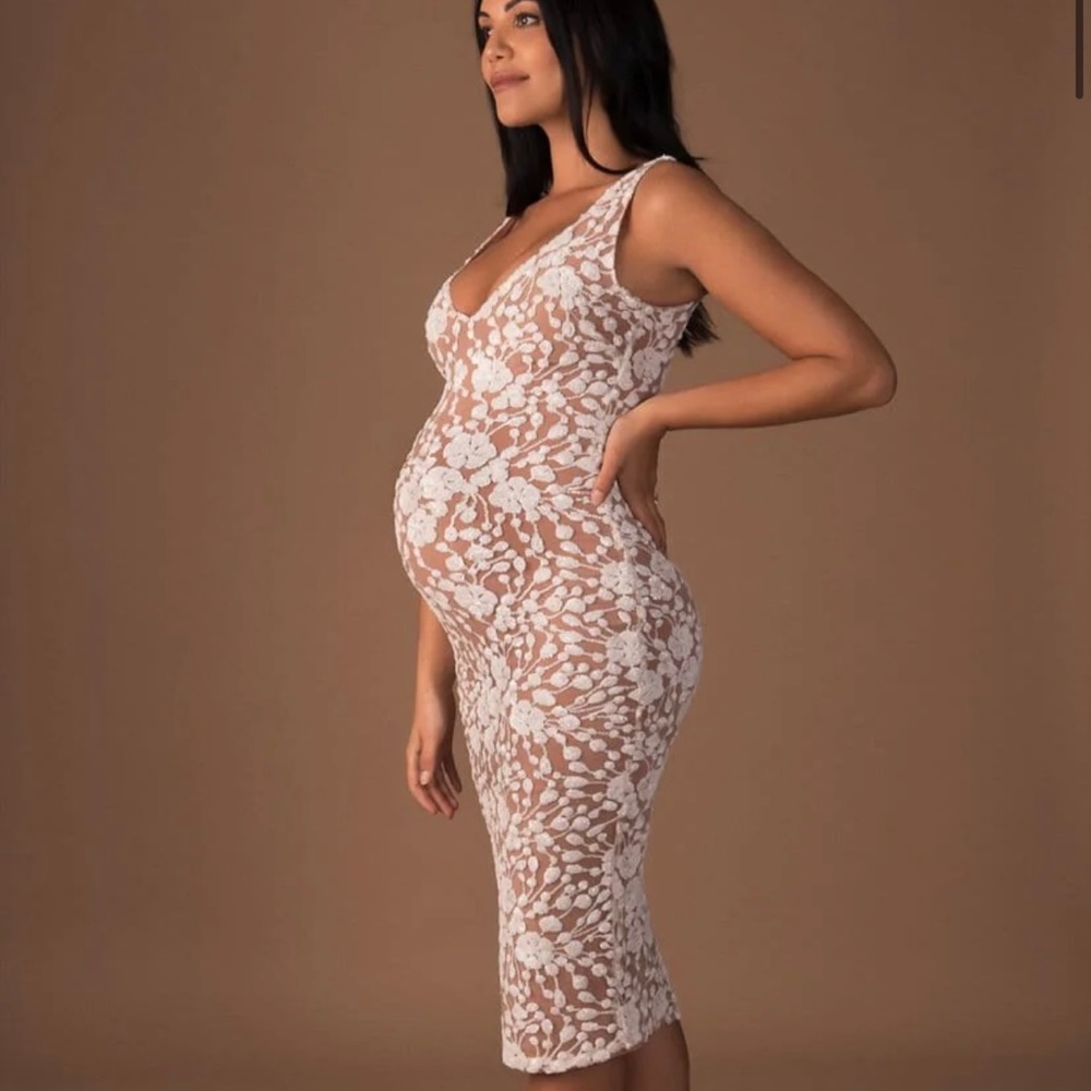 NADINE MERABI NYLA MATERNITY DRESS